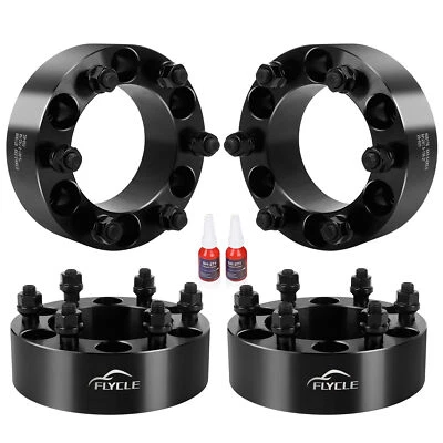 4PCS 2" 6x5.5 Wheel Spacers 12x1.5 for Toyota Tacoma 4Runner Tundra FJ Cruiser - Image 1 of 4