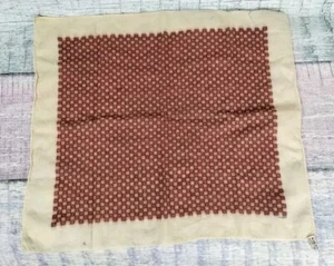 Vintage Kreier Pure Wool Abercrombie & Fitch Neck Scarf Switzerland 20" x 24" - Picture 1 of 22