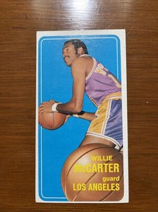 1970-71 Topps #141 Willie McCarter Los Angeles Lakers
