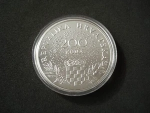Croacia, 200 Kunas, 1995, Día de la Estadidad, prueba onza de plata, BU - Imagen 1 de 2