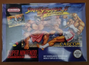 Street Fighter II (2) Turbo PAL SNES Super Nintendo LEGGERE BENE DESC - Foto 1 di 4
