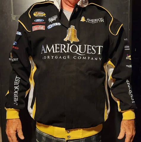 NWOT NASCAR Greg Biffle Ameriquest XL Chase Authentics Jacket Cover