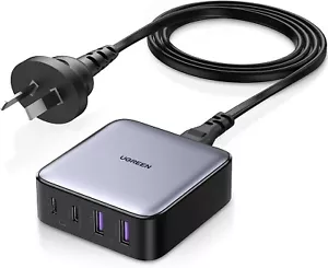 UGREEN 15611 65W USB-C Charger, Nexode 4-Port GaN II Charging Station - Picture 1 of 9