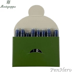 Montegrappa Ink Cartridges Blue Pack of 8 - Picture 1 of 2