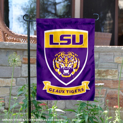LSU Tigers Shield Garden Flag and Yard Banner Cover