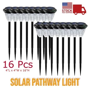 12 Pack Solar Garden Lights Outdoor Landscape LED Light Pathway Yard Waterproof - Picture 1 of 9