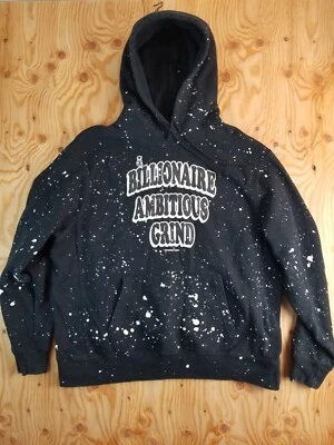 Billionaire 男孩俱乐部雄心勃勃的磨漆飞溅运动衫连帽衫男式 XXL — 第 1/4 张图片