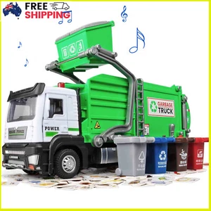 Garbage Truck Toy Diecast Sanitation Rubbish Truck Toys With Card for Kids Gifts - Picture 1 of 6