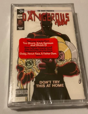 DANGEROUS CREW - DON'T TRY THIS AT HOME CASSETTE 1995 too short spice 1 bay area - Image 1 of 2