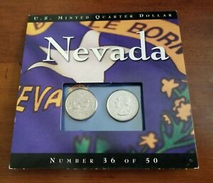 U.S. Minted Quarter Dollar Nevada, 2006, collectible, original package