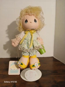 Vintage 1988 APPLAUSE Precious Moments 11"" Juni Puppe gekleidet für den Sommerstart - Bild 1 von 24