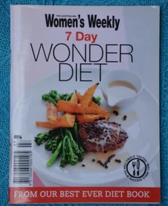 WOMENS WEEKLY MINI~ 7 DAY Wonder Diet -25+ Recipes~RARE~ GR8 Wholesome Diet Food - Picture 1 of 1