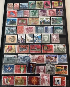 Collection Of Foreign Mint Used On Pages Federal Republic Germany Used Swiss - Picture 1 of 15