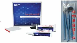 TEMP BOND NE & TEMPBOND NE Kerr cemento provvisorio SENZA EUGENOLO + omaggio - Foto 1 di 1