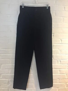Lands End Boys Size 18 Slim Navy Flat Front Khakis - Picture 1 of 8
