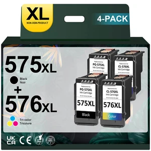 Cartouches pour Canon PG-575XL CL576XL PIXMA TS3550i TS3551i 3750i TR4750i TR4751i - Photo 1/11