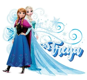 Personalised Any Name Frozen Wall Decal 3D Art Stickers Vinyl Room Bedroom 6 - Picture 1 of 4