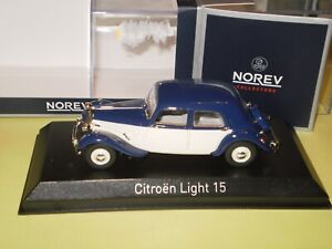 NOREV Citroën Traction Light 15 1949 Dark blue & Cream