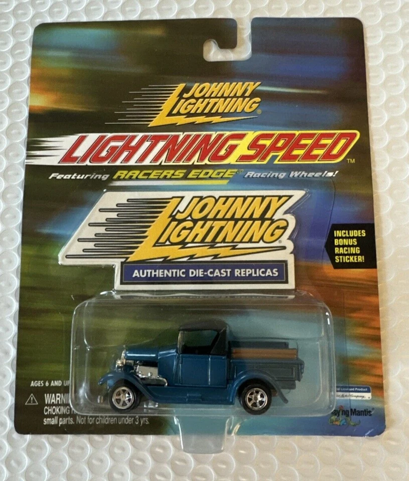 Camioneta Ford Hot Rod Johnny Lightning Lightning Speed azul 1/64 Foto 1 de 1