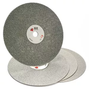 Set 4 pz dischi da rettifica diamantati grana 6" pollici 60-3000 rotellino piatto disco giro - Foto 1 di 31