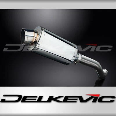 Комплект овального глушителя выхлопной системы из нержавеющей стали для Honda VFR800 Interceptor 1998-2001 годов выпуска - Изображение 1 из 4