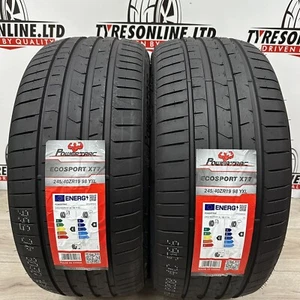 2 X 245 40 19 POWERTRAC ECOSPORT 98Y XL 245/40R19 BRAND NEW C B LABELS 2454019 - Picture 1 of 6