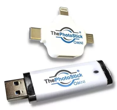 ThePhotoStick Omni 64GB For All Devices, PCs, Laptops, Cell Phones & Tablets - Image 1 of 4
