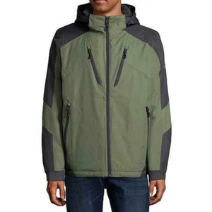 Herren Zeroxposur Allwetter isolierte leichte Jacke mit Kapuze Evergreen Neu mit Etikett - Bild 1 von 1