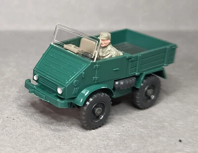 Wiking Unimog 411 offen KOMPLETT PATINAGRÜN 1971-77 - NEU-Zustand - Bild 1 von 4