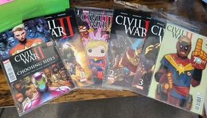 Marvel Civil War II Comics, Issue 0, 1, 2, 3, 4 and Choosing sides #1 Bundle - Picture 1 of 1