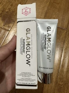 Glamglow Supermud Instant Clearing Treatment Charcoal Mud Mask 30g 1oz ~NIB - Picture 1 of 2