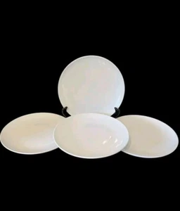 NEW *4* Pier 1 Imports Luminous White Porcelain Plates Bread Dessert Side 6¾" - Picture 1 of 8