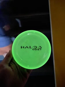 Halo 3 ODST Midnight Release Mini Frisbee glow in the dark 2009 Collectors Item - Picture 1 of 6