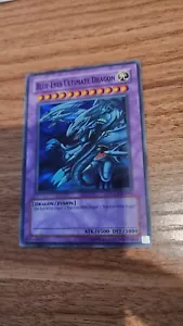 Blue-Eyes Ultimate Dragon - DLG1-EN001 - Super Rare - LP - Picture 1 of 1