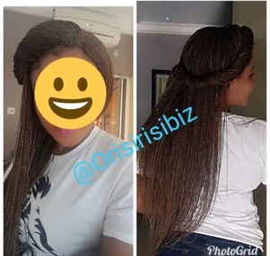 Full Micro Million braids Any colour Waist length - African Handmade *Pre-order - Picture 1 of 1