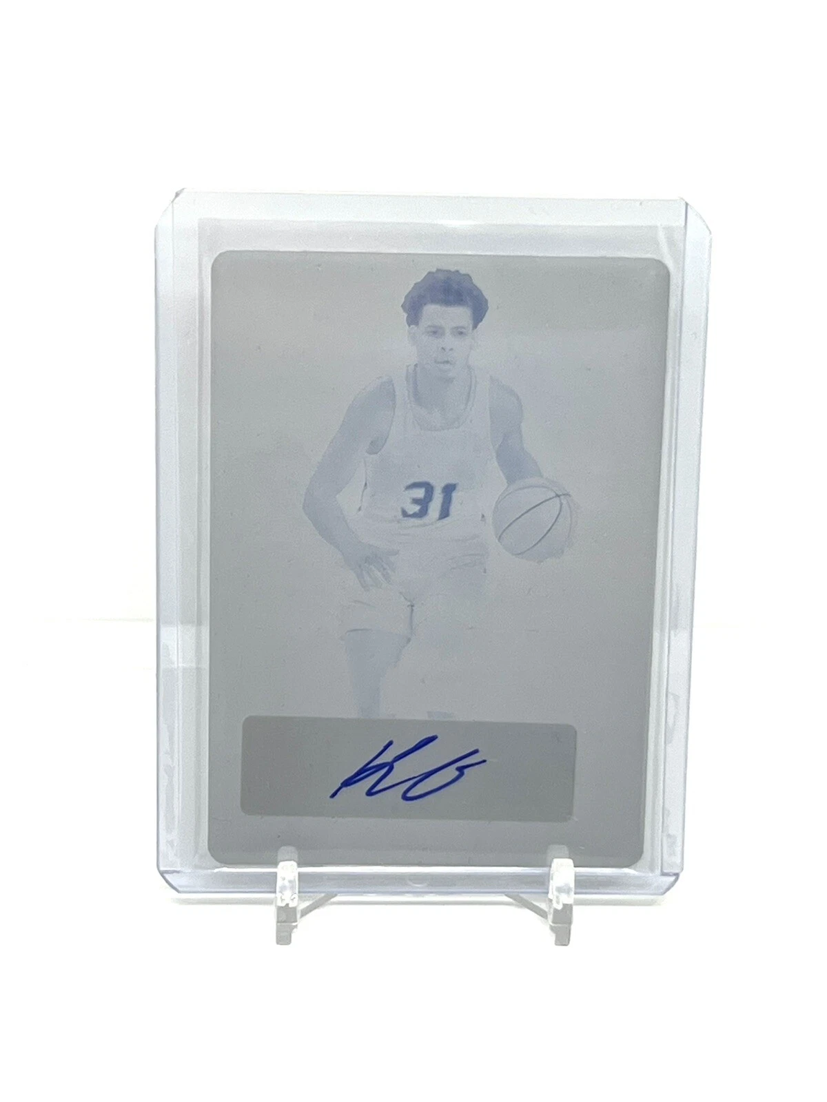 2021-22 LEAF METAL KELLAN GRADY PRINTING PLATE 1/1 AUTO KENTUCKY NUGGETS 🔥🐐