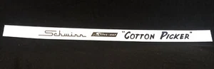 Schwinn Stingray Krate Bicycle Cotton Picker Chainguard Decal - Picture 1 of 4