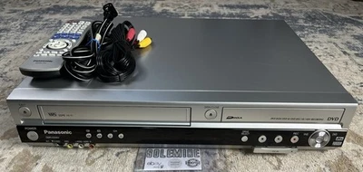 Panasonic DMR-ES35V DVD Recorder VCR Combo w/ Remote & AV Cables Tested - Image 1 of 4