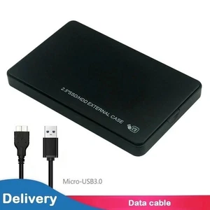 USB 3.0 2TB SATA SSD External Hard Drive Portable Desktop Mobile Hard Disk Case - Picture 1 of 8