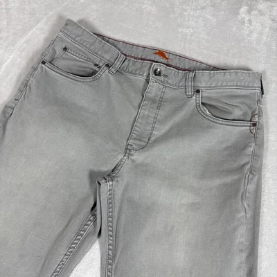 Jeans Tommy Bahama Para Hombre Calce Relajado Gris Suave Denim Talla 38x32 Foto 1 de 4