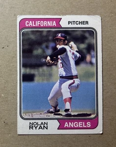 Tarjeta de béisbol 1974 Topps Nolan Ryan California Angels #20 - Imagen 1 de 2