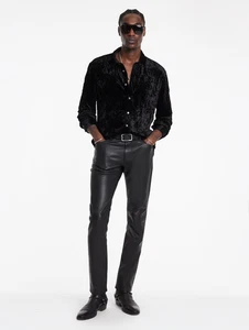 $1998 NWT Brand New John Varvatos Collection The Rocker Leather Pants 34 - Picture 1 of 16