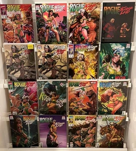 JUEGO COMPLETO 16 ROGUE THE SAVAGE LAND #1-5 + VARIANTES A-E/ FOIL JS CAMPBELL CASI NUEVO - Imagen 1 de 1