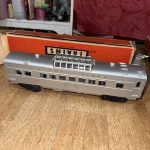 Vintage 1950's Lionel No 2432 Illuminated Astra-Dome Car Clifton O Gauge w/ Box - Picture 1 of 10