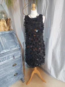 Gorgeous Phase Eight Dress Size 14 Black Classic Elegant Wedding Disco Cruise - Picture 1 of 6