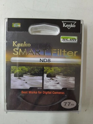 Kenko 77mm ND8 Slim Smart Filter Neutral Density Japan NEW Sealed - Image 1 of 3
