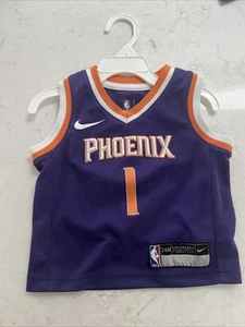 TODDLER Authentic Nike Phoenix Suns #1 Devin Booker BABY NBA Jersey 24 Months - Picture 1 of 6