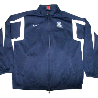 Nike Butler Bulldogs Team Track Jacket Mens XL Blue Fit Dry Windbreaker Pockets - Image 1 of 4