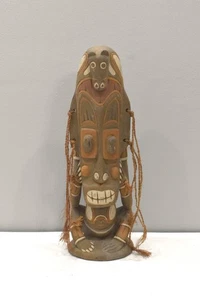 Papua Neuguinea Statue Mensch Tier Figur Sepik Fluss Region - Bild 1 von 4