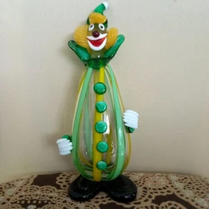 Venetian Glass Murano Clown Figurine 10.6inch High - Picture 1 of 4